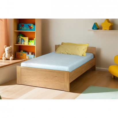 Κρεβάτι Pavi Ημίδιπλο Βελανιδιά χωρίς πάτωμα 120x200cm