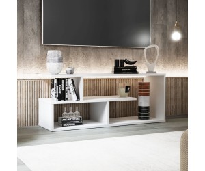 Έπιπλο TV Eden Λευκό 100x29.6x40cm