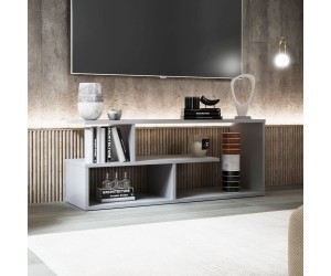 Έπιπλο TV Eden Γκρι 100x29.6x40cm Έπιπλο TV Eden Γκρι 100x29.6x40cm