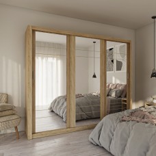 Ντουλάπα Grandio Σονόμα με καθρέφτη 250x60x215cm