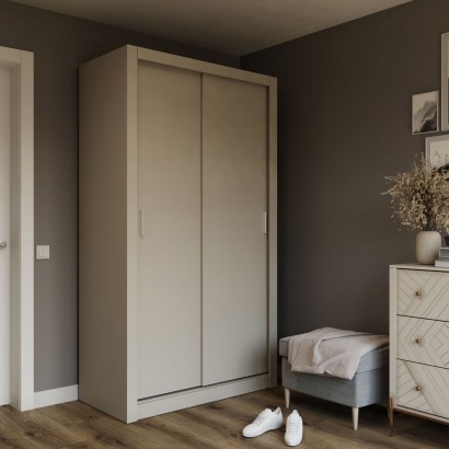 Ντουλάπα Linea Cashmere 120x60x215cm Ντουλάπα Linea Cashmere 120x60x215cm