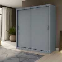 Ντουλάπα Reflex Γκρι 180x60x215cm