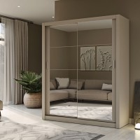 Ντουλάπα Reflex Cashmere με καθρέφτη 180x60x215cm