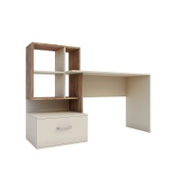 Γραφείο Viola Μπεζ-Σκούρο Δρυς 149x48x105cm