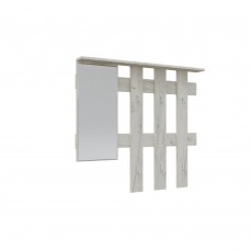 Κρεμάστρα Reno με Καθρέπτη Λευκό 100x10x90cm