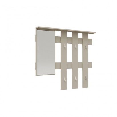 Κρεμάστρα Reno με Καθρέπτη Cashmere 100x10x90cm