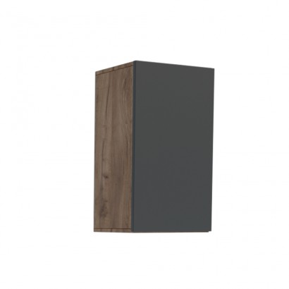 Κρεμαστό Ντουλάπι Callisto Σκούρο Δρυς-Γραφίτης 40x30x70cm
