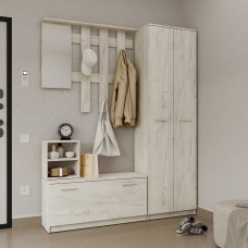 Σετ Εισόδου Reno-B Λευκό 160x32x200cm