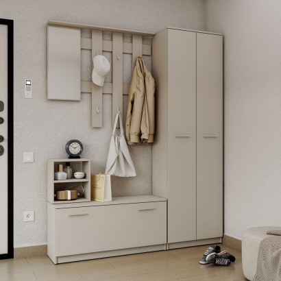 Σετ Εισόδου Reno-B Cashmere 160x32x200cm