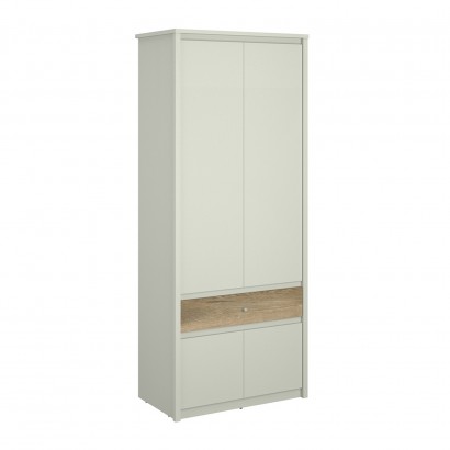 Ντουλάπα Δίφυλλη Karin Cashmere-Evoke Oak 87x50.5x210.5cm