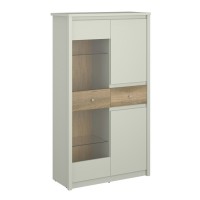 Βιτρίνα Karin Cashmere-Evoke Oak 86x36.5x153cm