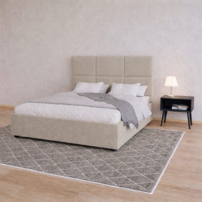 Κρεβάτι Lanotta Μπεζ 160x200cm