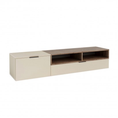 Έπιπλο TV Morocco Μπεζ-Σκούρο Δρυς 175x39x35cm Έπιπλο TV Morocco Μπεζ-Σκούρο Δρυς 175x39x35cm