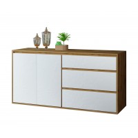 Μπουφές NITRO SOFT Λευκό με Βελανιδιά 160x40x80cm Μπουφές NITRO SOFT Λευκό με Βελανιδιά 160x40x80cm