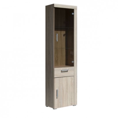 Βιτρίνα Μονόφυλλη Damis 50.5x35x203εκ Σονόμα MDF Διακόσμηση Βιτρίνα Μονόφυλλη Damis 50.5x35x203εκ Σονόμα MDF Διακόσμηση