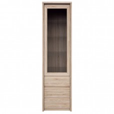 Βιτρίνα Norton Μονόφυλλη 57x40x210εκ Σονόμα Γυάλινη Πόρτα