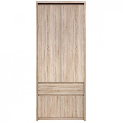 Ντουλάπα Δίφυλλη Norton Sonoma 88x55x210εκ Ντουλάπα Δίφυλλη Norton Sonoma 88x55x210εκ