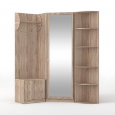 Oksana Γωνιακό Σετ Εισόδου Σονόμα 126-143x35-40x200εκ