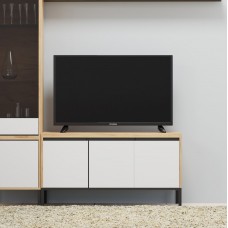 Έπιπλο Τηλεόρασης Palmor Χρυσό Δρυς-Λευκό 113.5x40x60cm