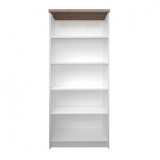 Βιβλιοθήκη Top Mix 80x33x183cm Λευκό-Σονόμα Βιβλιοθήκη Top Mix 80x33x183cm Λευκό-Σονόμα