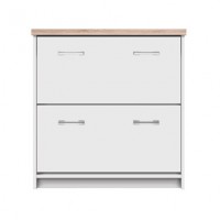 Παπουτσοθήκη Top Mix 80x27x85cm Λευκή-Σονόμα