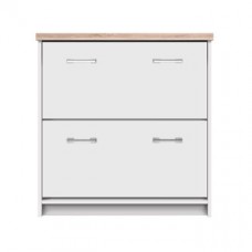 Παπουτσοθήκη Top Mix 80x27x85cm Λευκή-Σονόμα