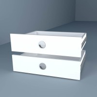 Συρταριέρα Ντουλάπας Λευκό 43x60cm Συρταριέρα Ντουλάπας Λευκό 43x60cm