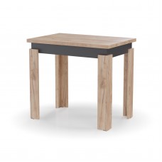 Τραπέζι Επεκτεινόμενο Κουζίνας Family Χρυσό Δρυς-Ανθρακί 90x60x77cm