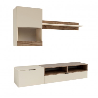 Σύνθεση τηλεόρασης Morocco Μπεζ-Σκούρο Δρυς 175x39x113.5cm Σύνθεση τηλεόρασης Morocco Μπεζ-Σκούρο Δρυς 175x39x113.5cm