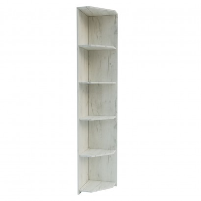 Βιβλιοθήκη Milen 33x33x185.2cm Λευκή