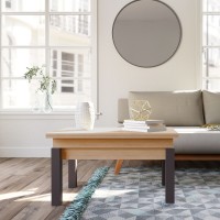 Τραπέζι Σαλονιού Transformer Χρυσό Δρυς 90x60x50cm