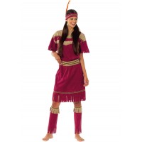 Στολή Ινδιανα  Μπορντω-χειροποιητη