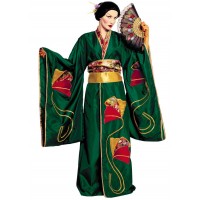 Στολή Γκεισα  Πρασινη-χειροποιητη