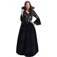 Στολή Κόμισσα Μαυρη-χειροποιητη
