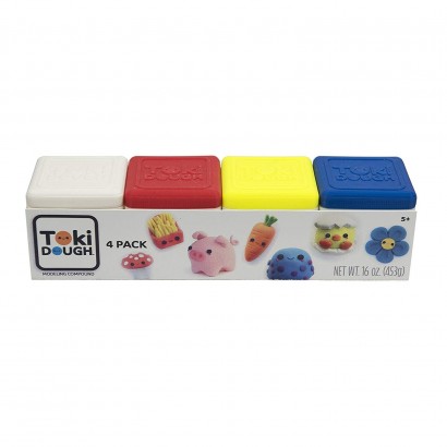 TOKI DOUGH PACKS (4 PACKS) – Κόκκινο - Κίτρινο - Λευκό - Μπλε