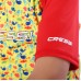 Cressi Aqua Pets Rash Guard Προστατευτικό μπλουζάκι - Κόκκινο-Κίτρινο