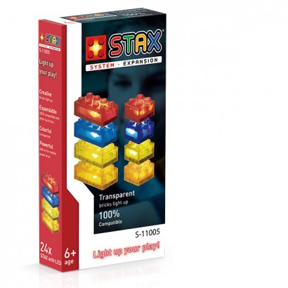 Light Stax Expansion Pack – Σετ με 24 διάφανα τουβλάκια - LS-S11005