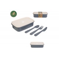 Δοχείο φαγητού με σετ μαχαιροπήρουνα 500 ml Cook Concept