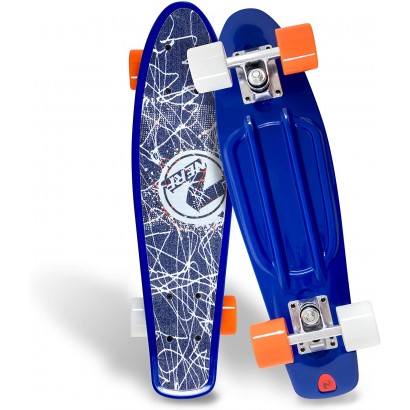 Skateboard Nerf Nation C4 (BLU- LINES) 22 ιντσών