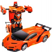 Τηλεκατευθυνόμενο Αυτοκίνητο Transformer σε πορτοκαλή  χρώμα
