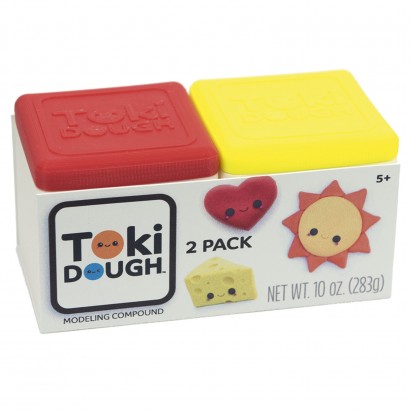 Σετ χειροτεχνίας TOKI DOUGH PACKS (2 PACKS) – Κόκκινο - Κίτρινο
