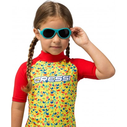 Cressi Aqua Pets Rash Guard Προστατευτικό μπλουζάκι - Κόκκινο-Κίτρινο