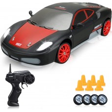 Remote Control Drift Car 2.4GHz 1:24 Scale 4WD 15KM-H - Μαύρο
