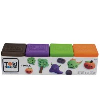 TOKI DOUGH PACKS (4 PACKS) – Καφέ - Μωβ - Πράσινο - Πορτοκαλί
