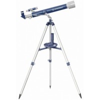 telescope junior 69 cm aluminium blue/grey 12-piece Bresser