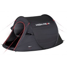 pop-up tent Vision 2-persons 235 x 140 x 100 cm black High Peak