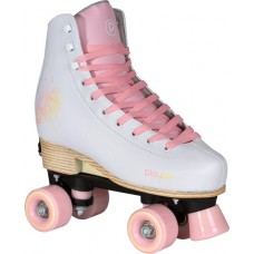 Classic adjustable roller skates junior white/pink size 31/34