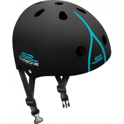 Carbone Skate Helmet Adjustable Black Size 53-57 cm