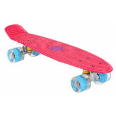 Flip-Ít skateboard with led lights 55.5 cm pink-blue