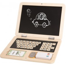 Educational Wooden Toy Laptop 58-piece